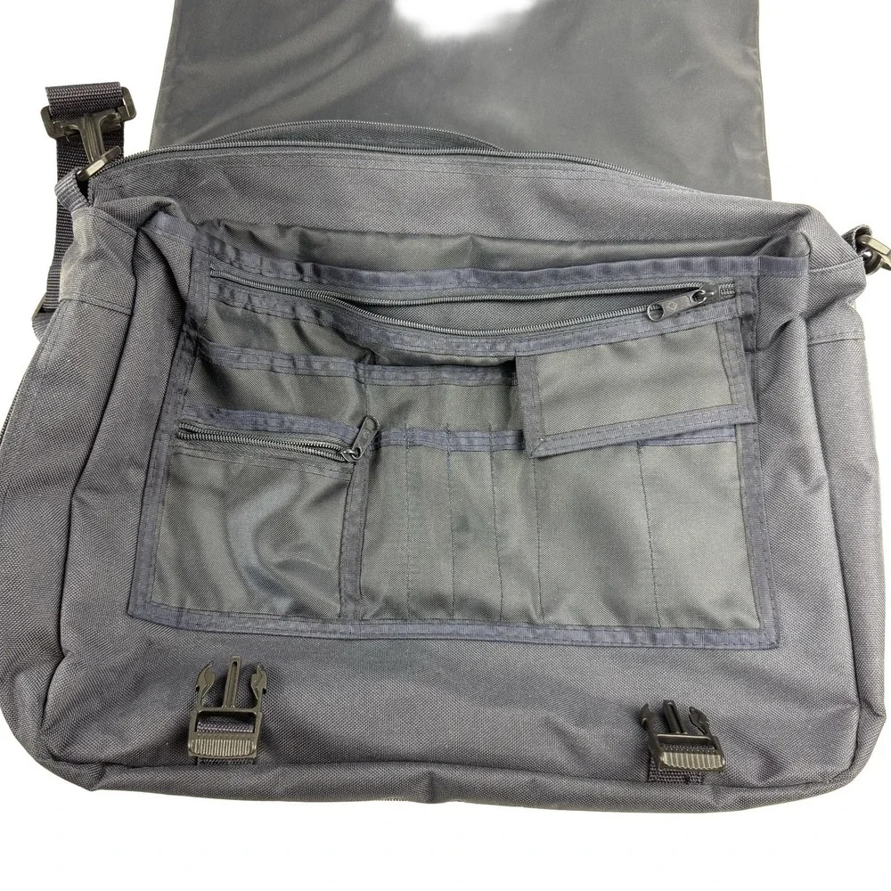 United States Air Force Embroidered Messenger Bag Laptop Briefcase Black Travel